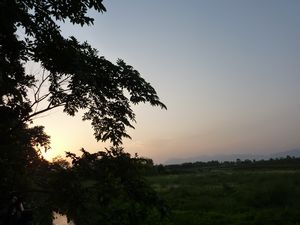 Sunset at Chitwan