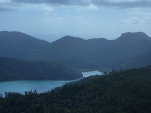 Looking out over the Whitsunday Islands
