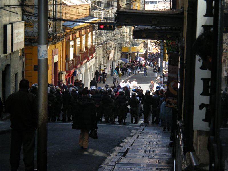 Riots in La Paz