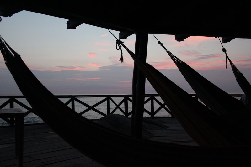View from our hammocks