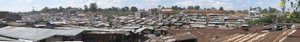 Panorama of Mathare slums, Nairobi