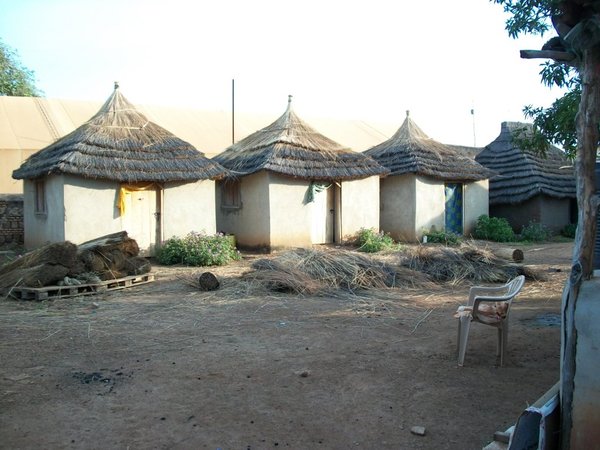 Tukuls in the Aweil MSF compound