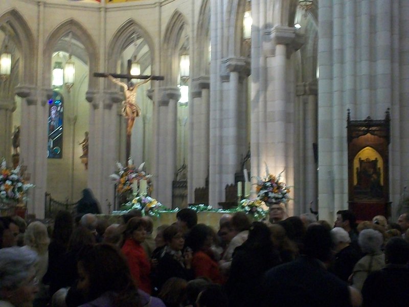 Altar for the service