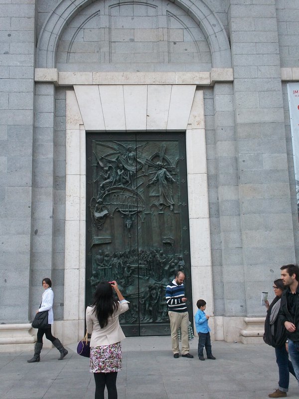 Doors outside the basilica