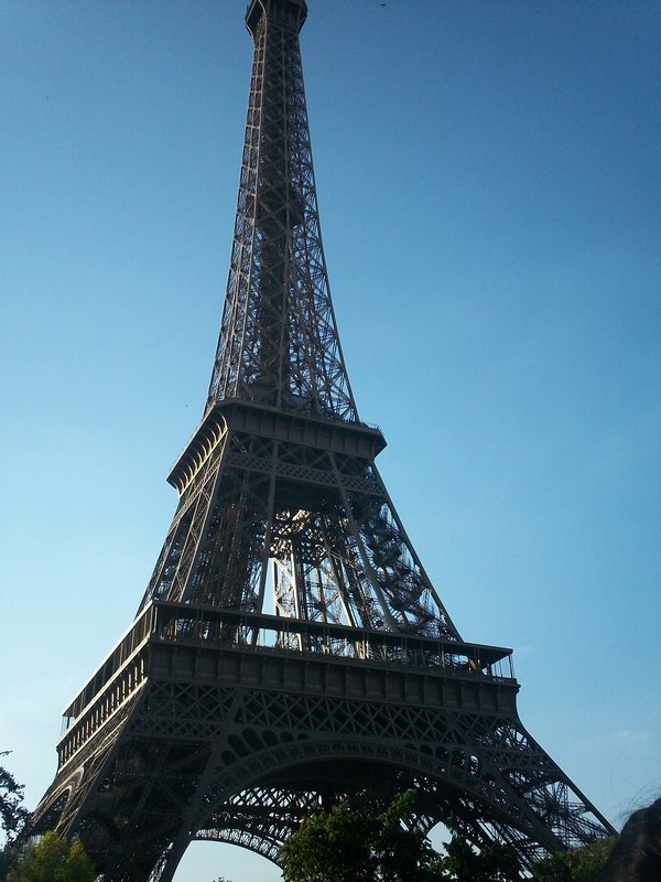 The Eiffel from our picnic spot