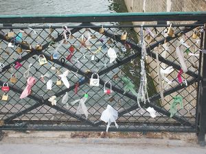 Locks on the bridge