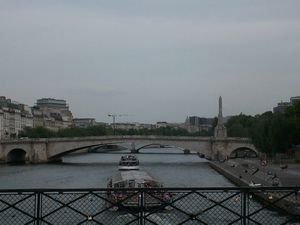 View from bridge of the Seine