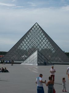 Glass pyramid