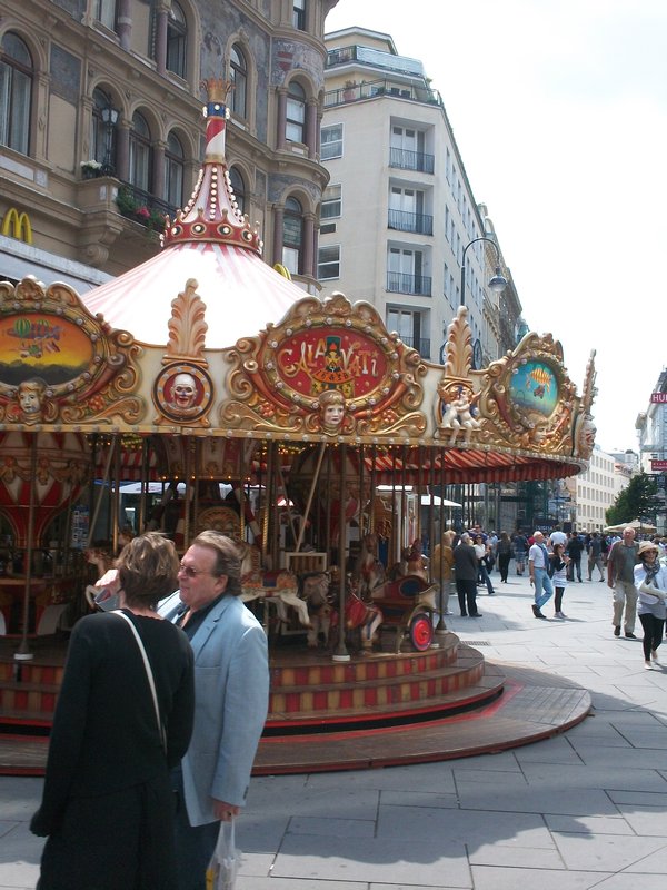 Carousel outside of Stephansdom