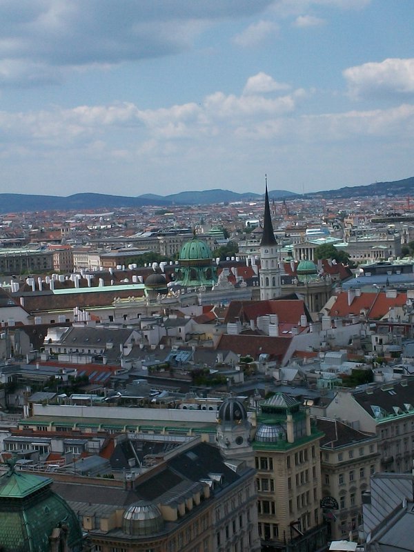 Beautiful view of Vienna