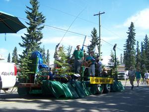 the winning float