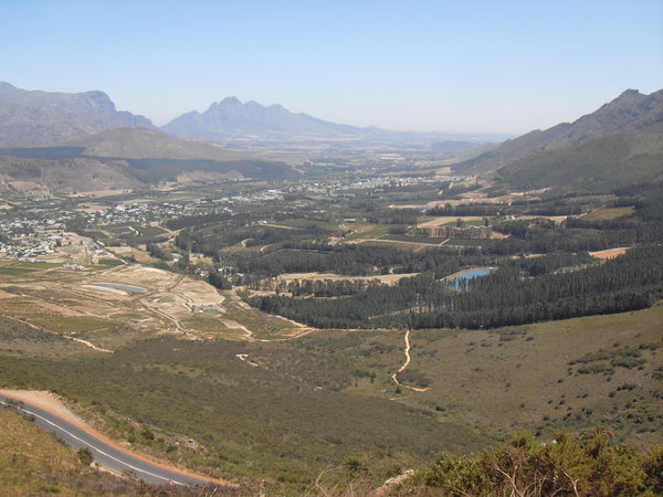 Franschoek Valley from the pass