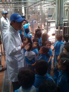 Field Trip to the Nutri Leche milk factory
