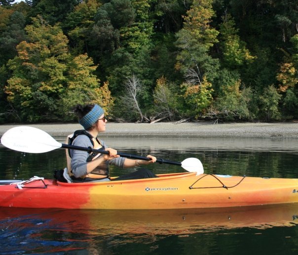 Sonja Kayaking The Puget Sound
