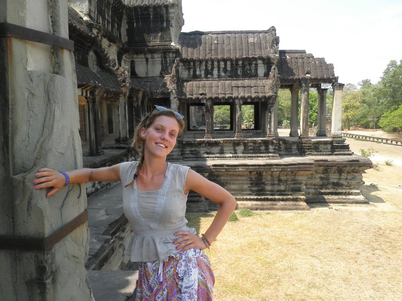 Ellen at Angkor Wat