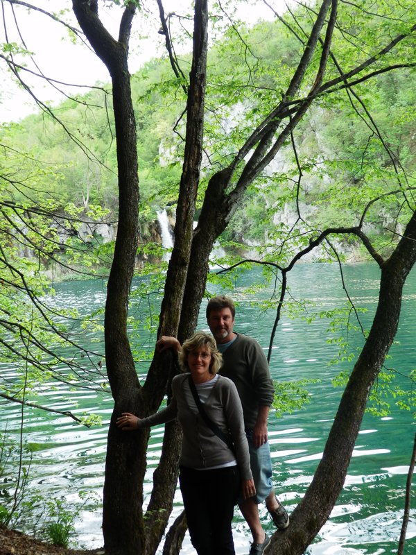 Gina and Peter at Plitvice