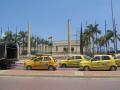 Yellow taxis everywhere
