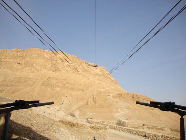 Cable car ride to the top of Masada