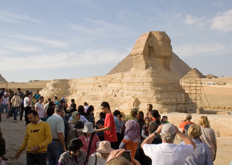 Great Sphinx and admirers