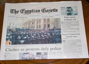 The morning's headlines, massive protests