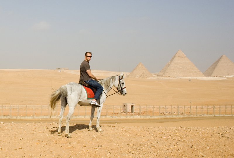 Me and the Giza Pyramids