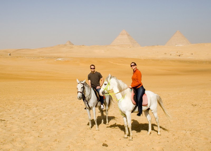 T and I and the Giza Pyramids