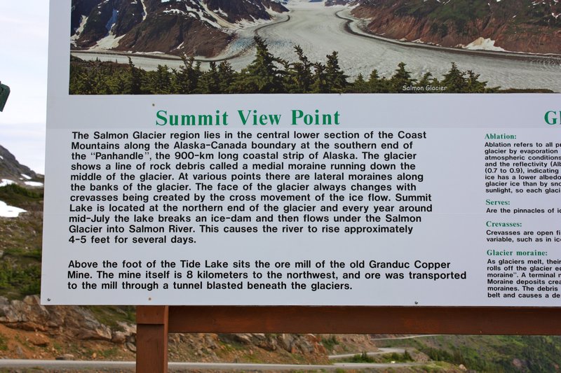 Salmon Glacier and Summit Lake