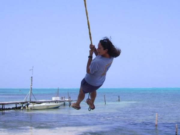 Goofing Off on the Caye