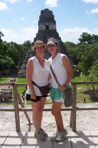 Mom & me at Tikal