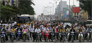 Street Scene in Hanoi!