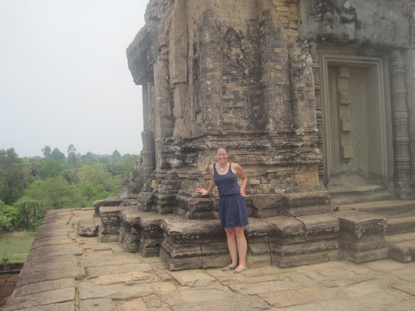 Me in front of one of the temple structures