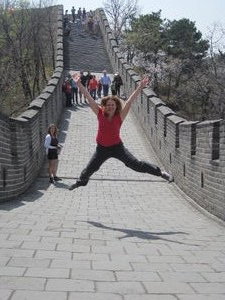 Living it up on the Great Wall!