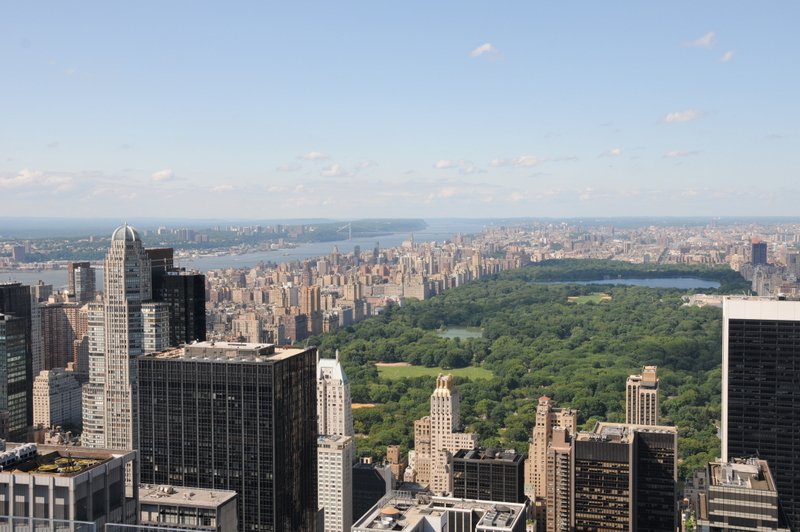 Central Park from the Rockefeller Centre