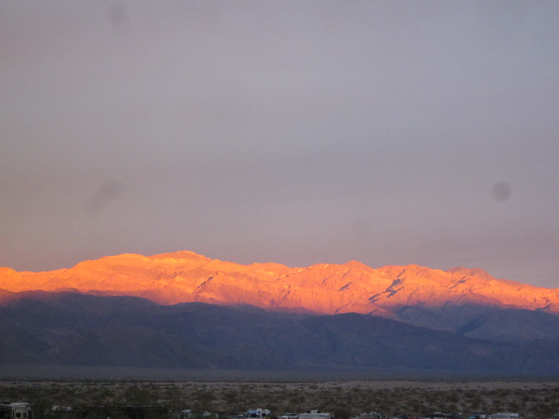 Sunrise over Stovepipe Wells