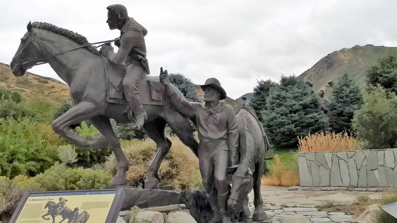 Pony Express Statue