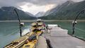 Kayaks on deck