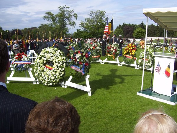 After the wreaths have been laid