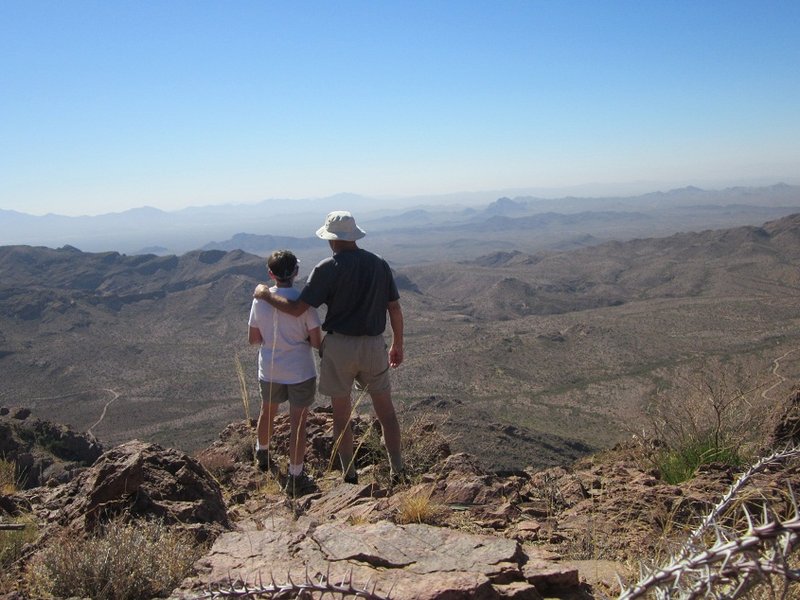 Organ Pipe NM - On top of the Ajo Mts.