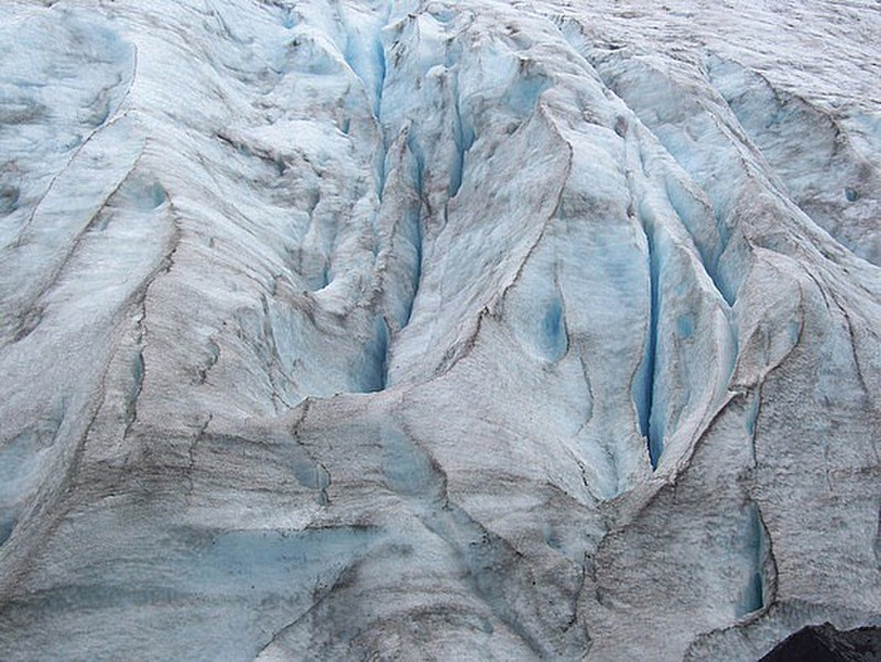 The glacier - up close and personal.