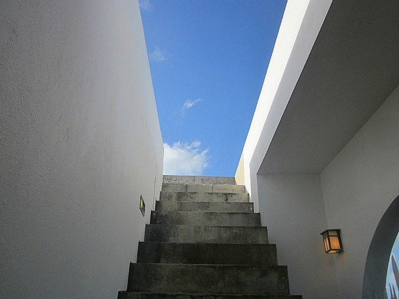 Stairs to the roof