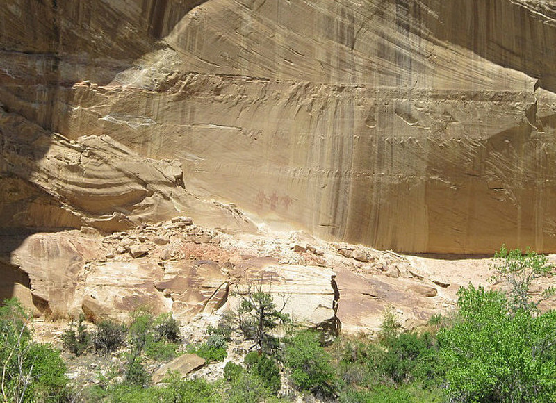 Pictographs in Calf Creek Canyon