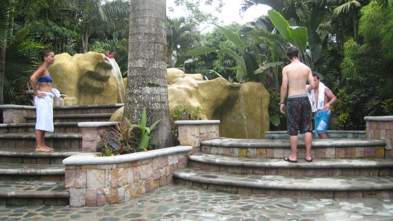 At the hot springs