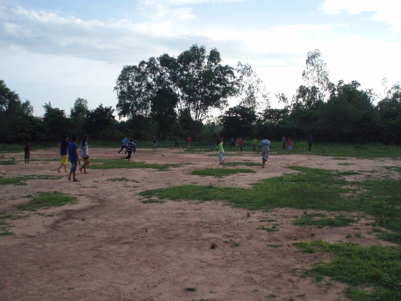Footie at the orphanage