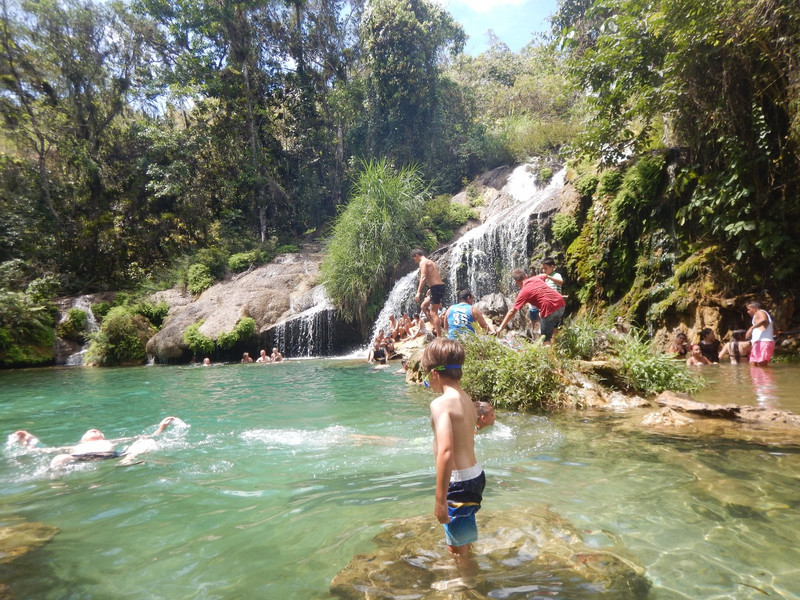 El Nicho Waterfall