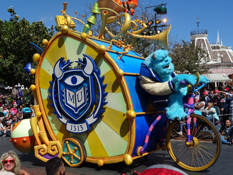 Day time parade at Disneyland