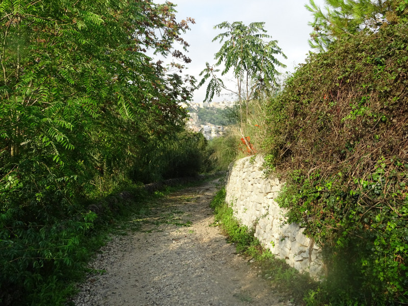 Country lane near Ragusa