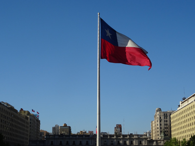 Chile's entry in 'The World's Biggest Flag' competition