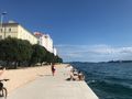 Zadar has no beach