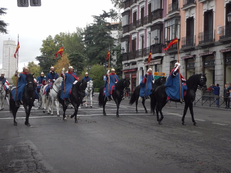 Horse parade in Madrid
