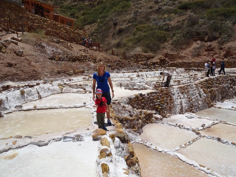 Up close in the salt farm